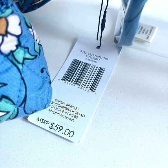 VERA BRADLEY BUNDLE | 3 Piece Cosmetic Bag + Tumbler - Picture 5 of 6